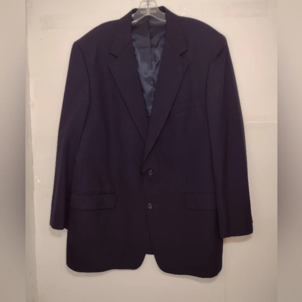 Esquire Neckwear Navy Men's Blazer Size (46.L)